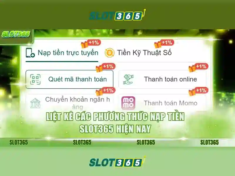 Slot365: Trải nghiệm slot trực tuyến đáng chú ý