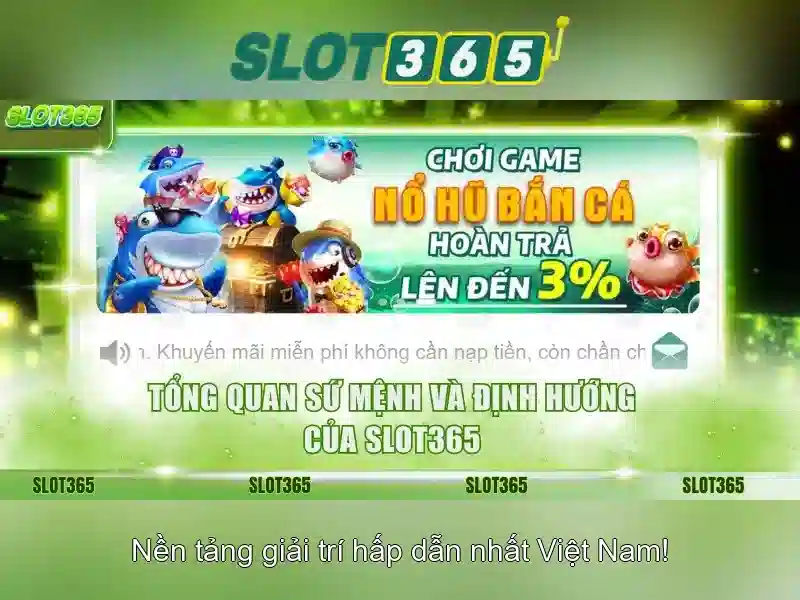 Slot365: Nền tảng chơi slot trực tuyến hàng đầu